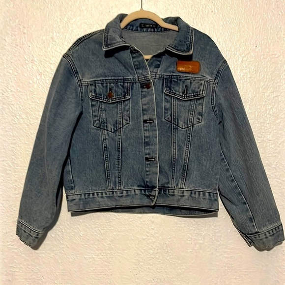 Shein jean jacket, button front size small - Picture 1 of 7